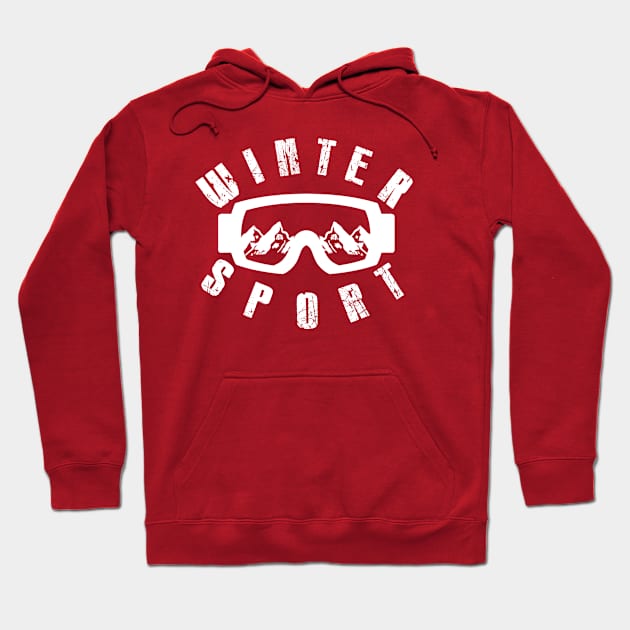 Winter sport 2 Hoodie by Tekad Rasa